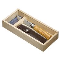 нож stainless steel с ручкой из оливы 8,5 см в Воронеже
