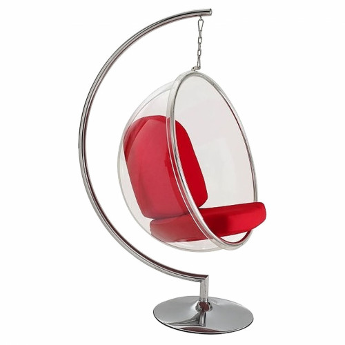 кресло bubble chair with stand красное в Воронеже