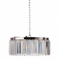 люстра rhys clear glass хром, прозрачная, чёрная в Воронеже