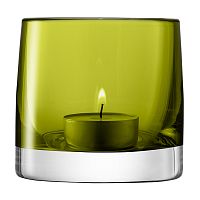 подсвечник стеклянный зеленый для чайной свечи light colour, 8,5 см в Воронеже