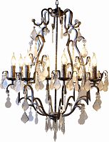 люстра palla чёрная, прозрачная в Воронеже